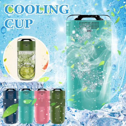 New Portable Fast Cooling Cup Mini Refrigerator USB Quick Freezing Outdoor Sports Cold Kettle Smart Car Drinks Cooler Water Cup